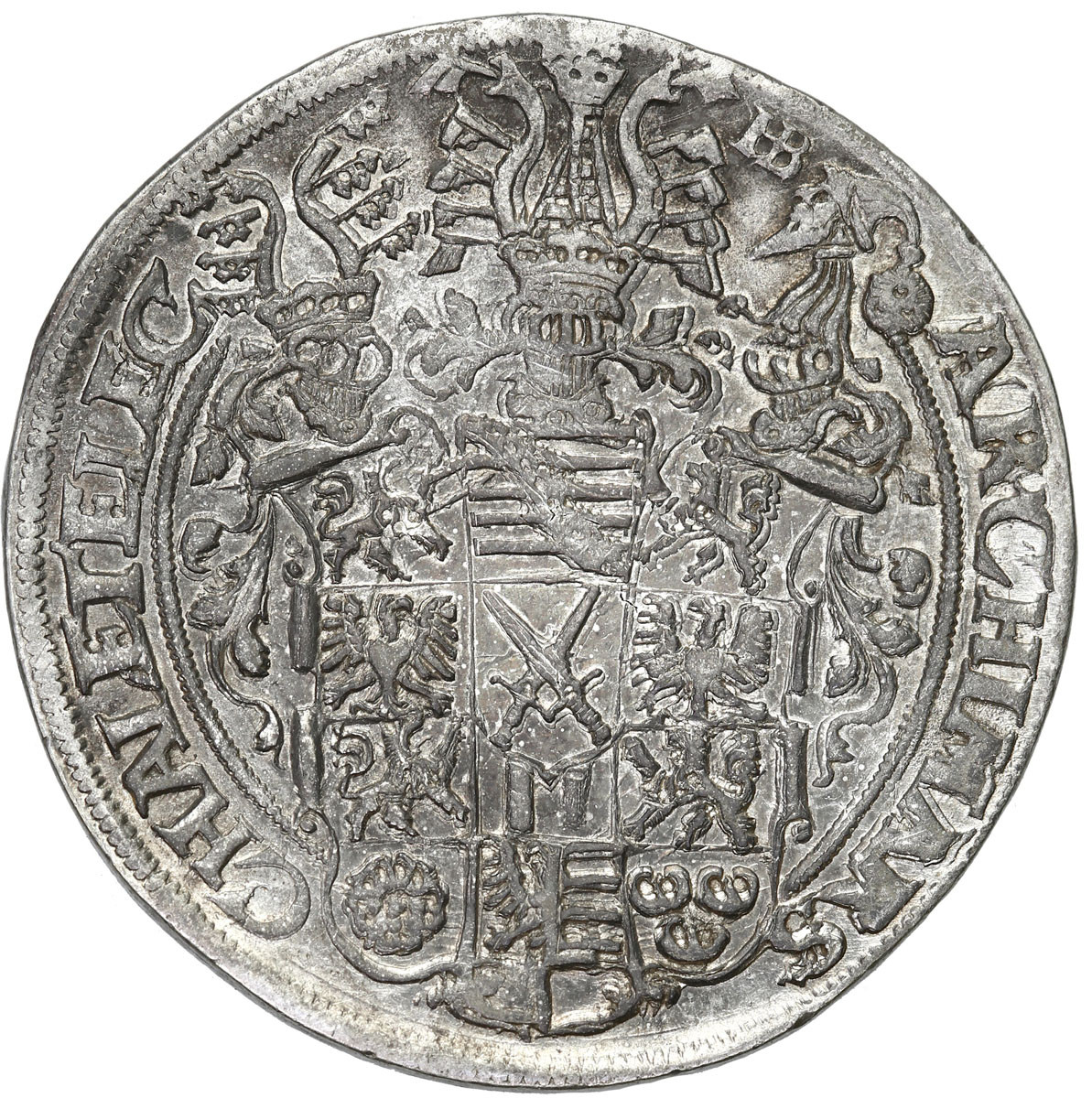 Niemcy. Saksonia. August (1563-1586), Talar 1560 HB Drezno - PIĘKNY